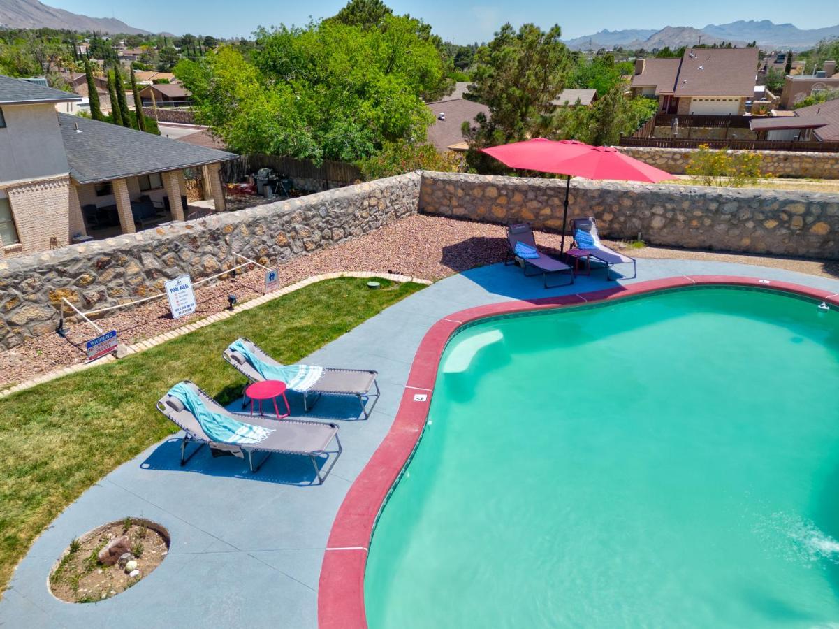 Home With Mountain View/Pool/Tub 艾爾帕索 外观 照片